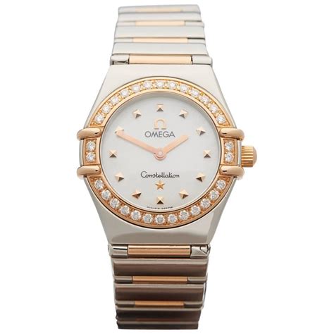 omega lady constellation price|ladies omega constellation diamond bezel.